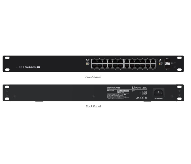 UBIQUITI Switch L2/L3 24x1GbE 2xSFP PoE 250W ES-24-250W - 206529 - zdjęcie 4